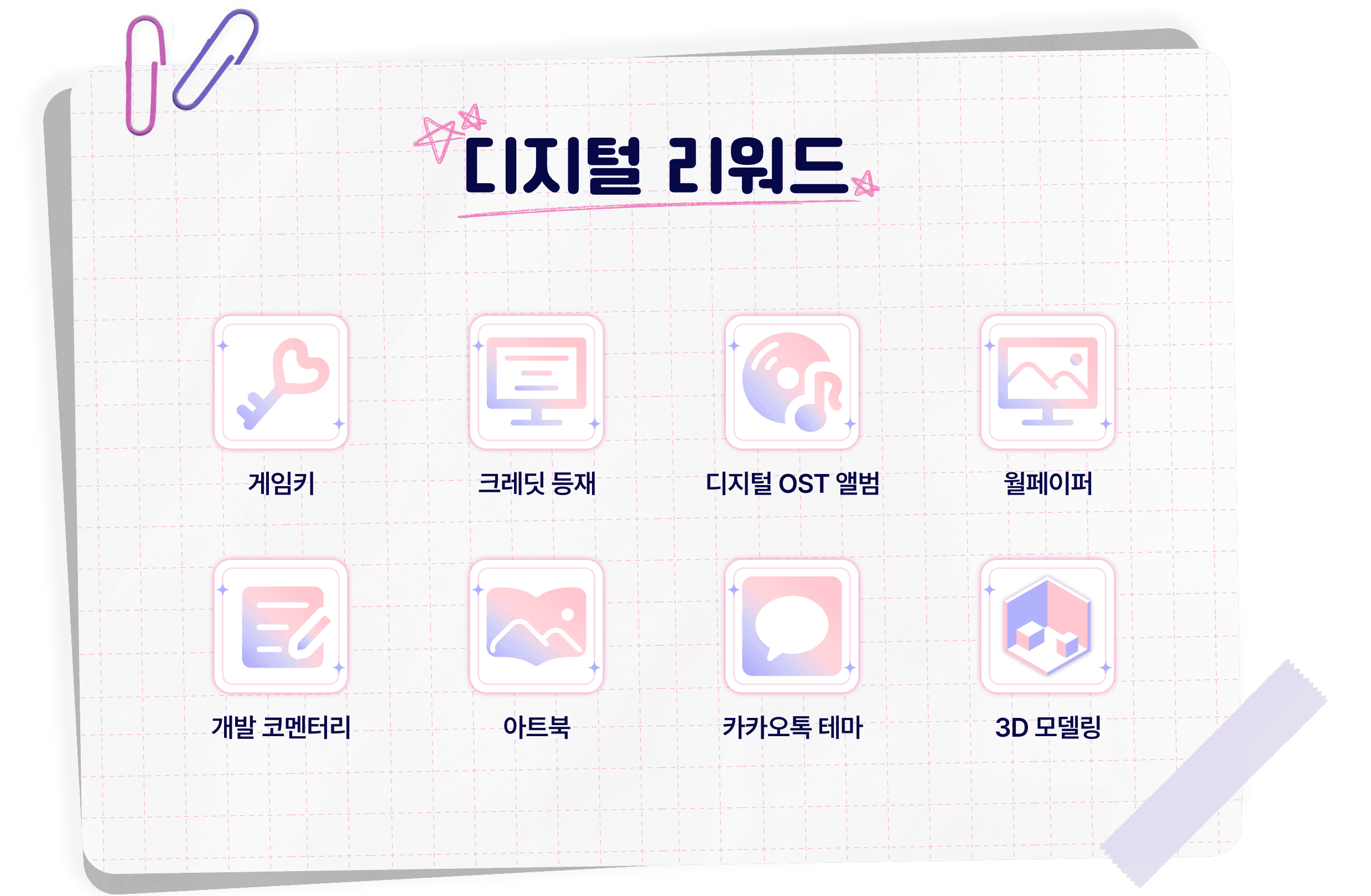 디지털 리워드 구성 안내 이미지